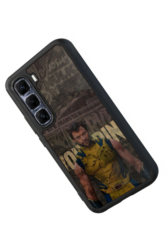 Infinix Hot 60 Pro Plus Uyumlu Wolverine Tasarımlı Glossy Premium Kılıf