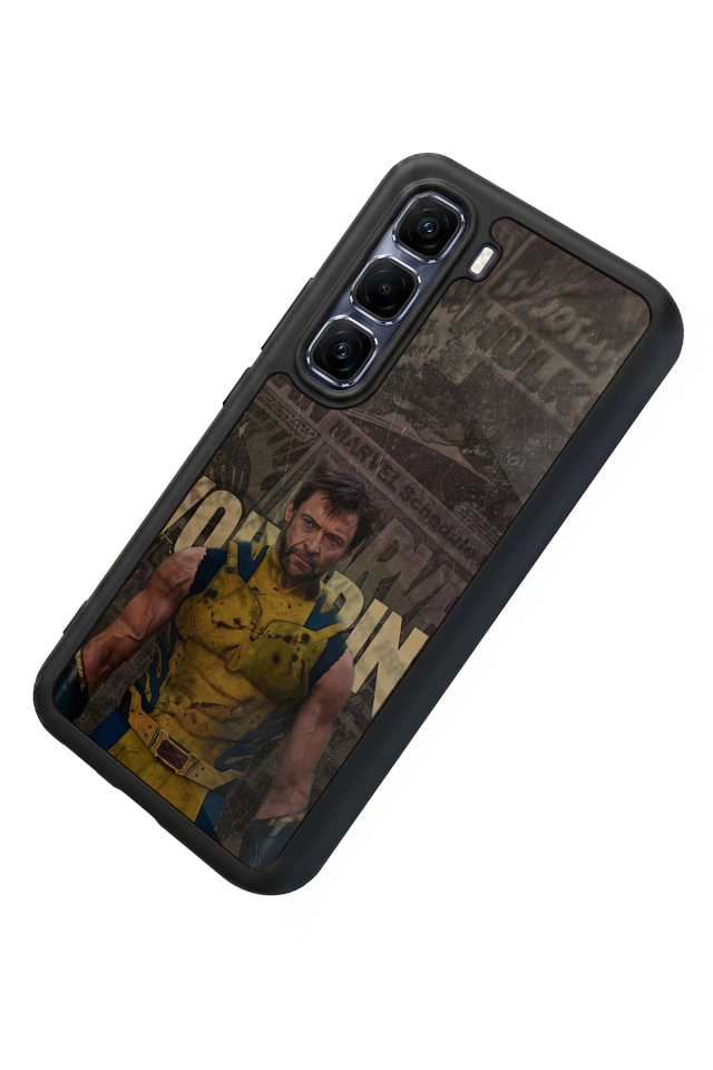 Infinix Hot 60 Pro Plus Uyumlu Wolverine Tasarımlı Glossy Premium Kılıf