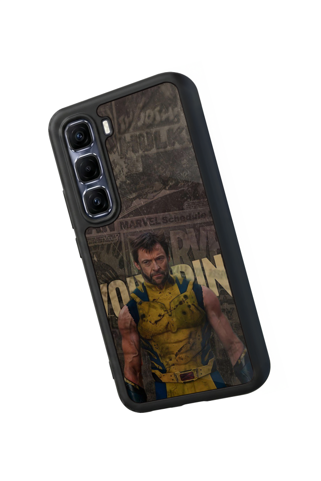 Infinix Hot 60 Pro Plus Uyumlu Wolverine Tasarımlı Glossy Premium Kılıf