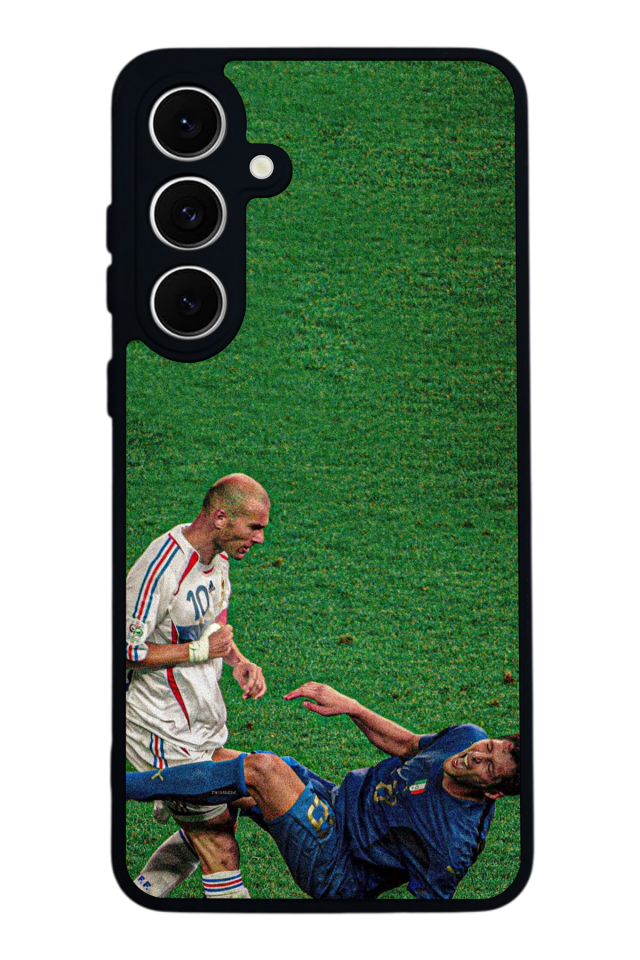 Samsung Galaxy S24 FE Uyumlu Zidane Tasarımlı Glossy Premium Kılıf