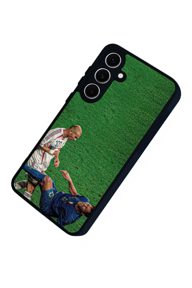 Samsung Galaxy S24 FE Uyumlu Zidane Tasarımlı Glossy Premium Kılıf