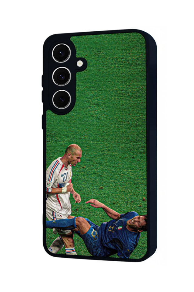 Samsung Galaxy S24 FE Uyumlu Zidane Tasarımlı Glossy Premium Kılıf