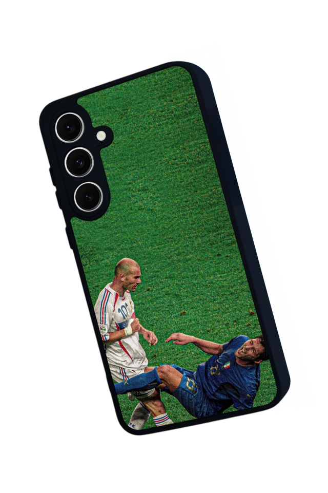 Samsung Galaxy S24 FE Uyumlu Zidane Tasarımlı Glossy Premium Kılıf