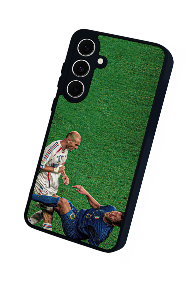 Samsung Galaxy S24 FE Uyumlu Zidane Tasarımlı Glossy Premium Kılıf