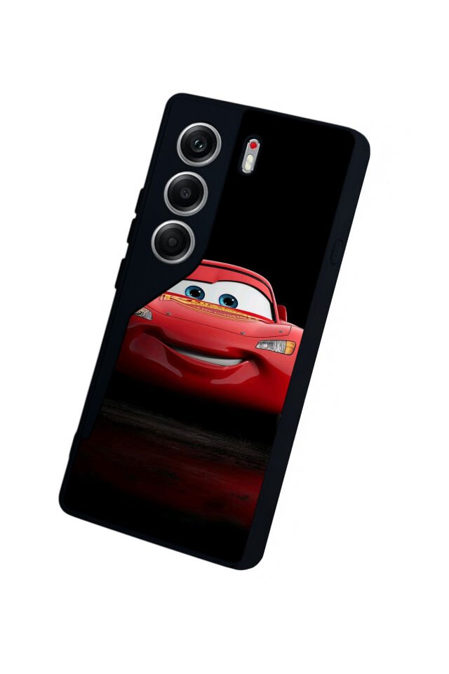 Tecno Camon 40 Uyumlu Şimsek McQueen Tasarımlı Glossy Premium Kılıf