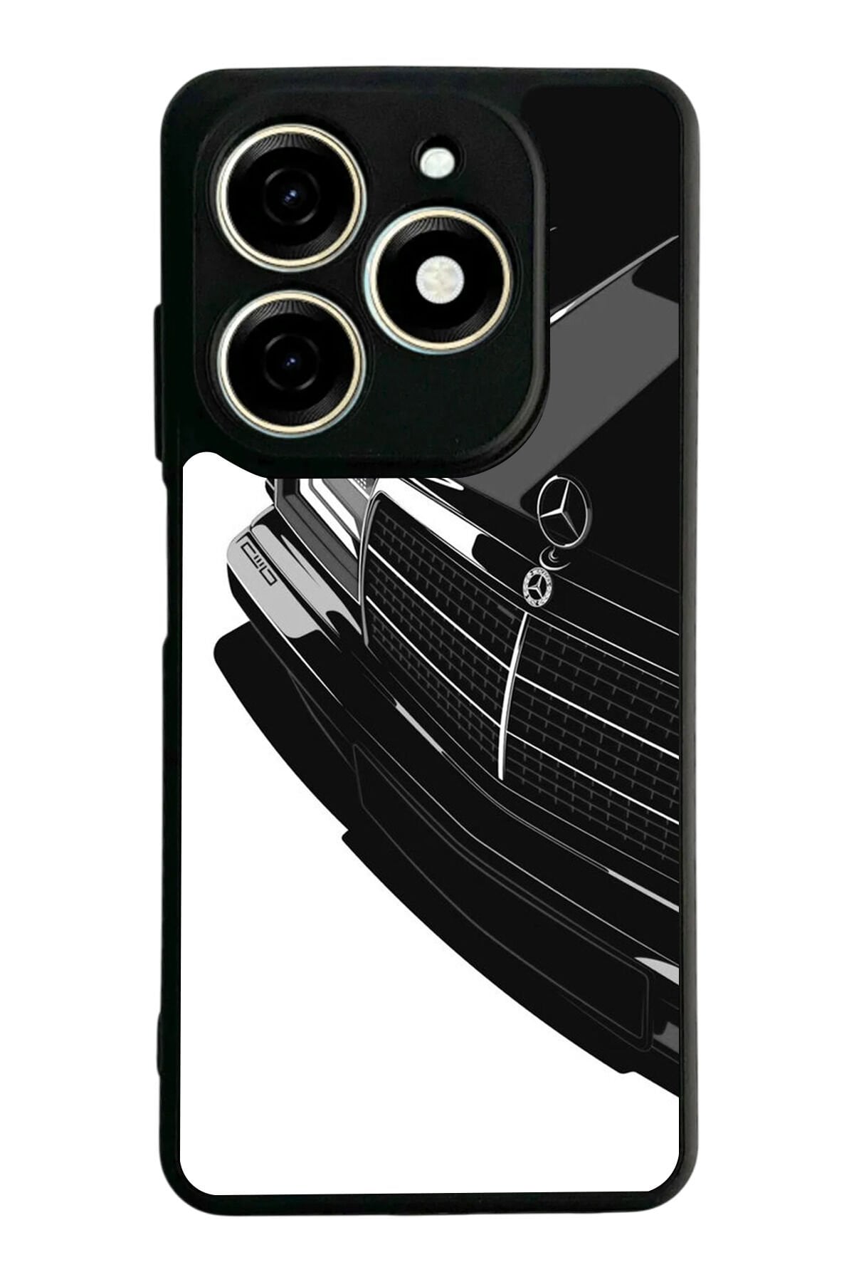 Tecno Spark 20/20C Uyumlu Mercedes Tasarımlı Glossy Premium Kılıf