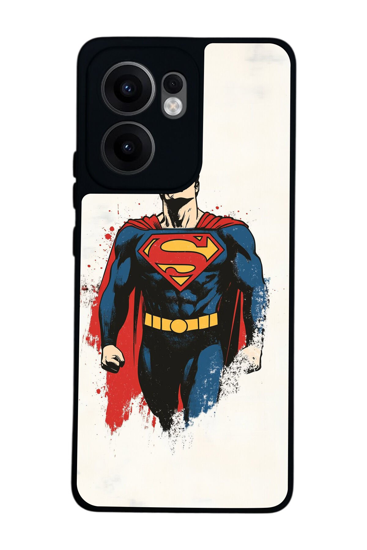 Oppo Reno 13F Uyumlu Superman Tasarımlı Glossy Premium Kılıf
