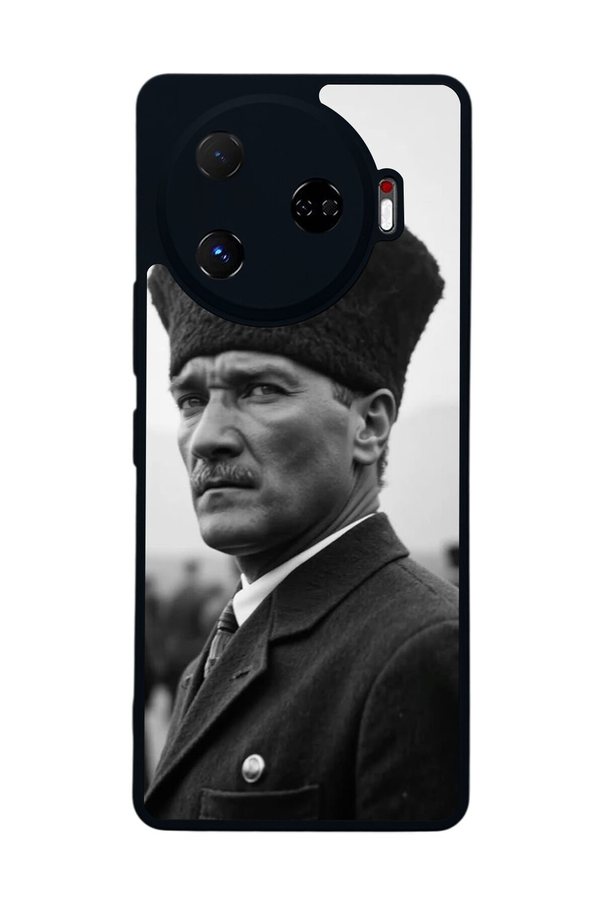 Tecno Camon 30 Pro Uyumlu Mustafa Kemal Ataturk Tasarımlı Glossy Premium Kılıf