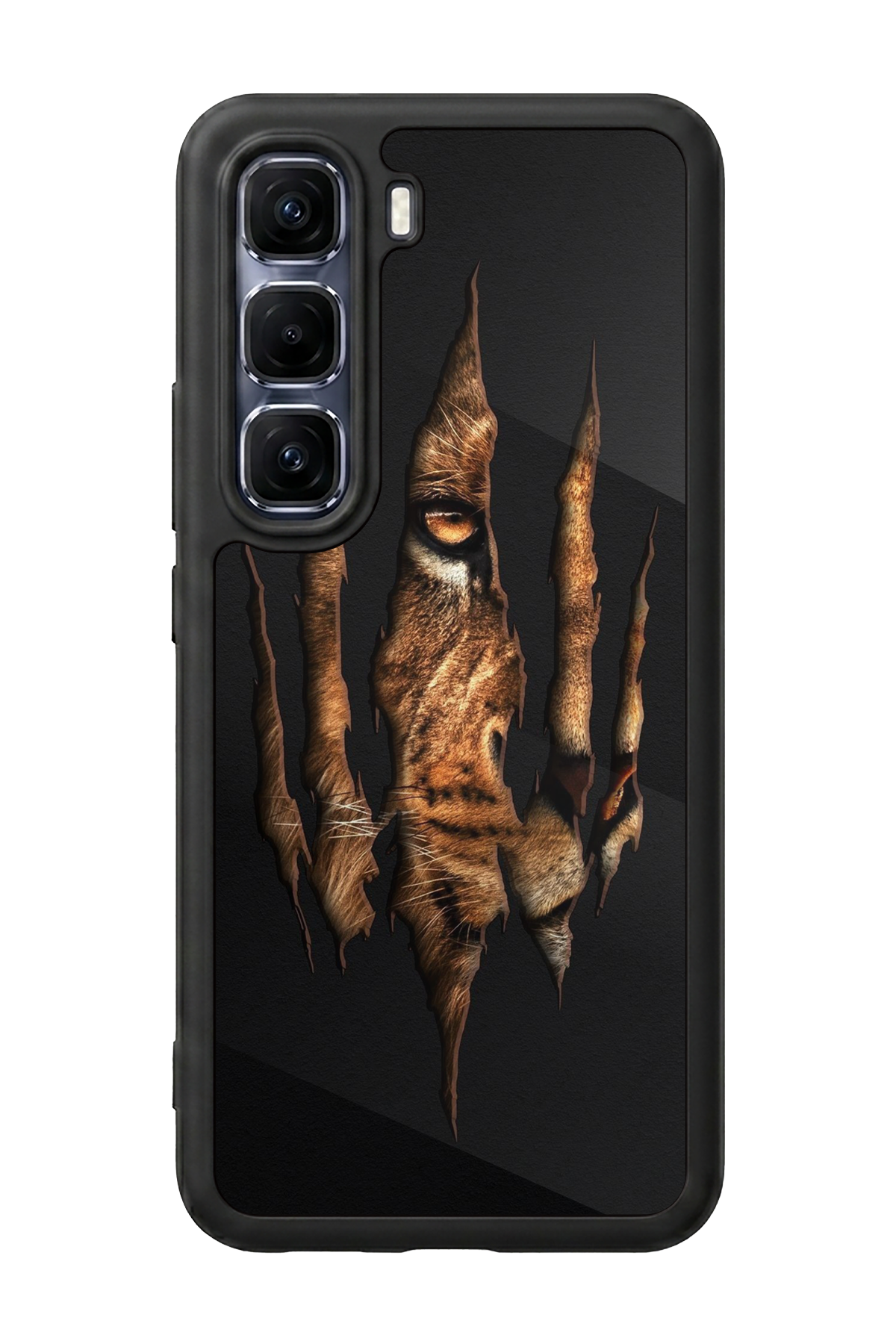 Infinix Hot 60 Pro Plus Uyumlu Aslan Tasarımlı Glossy Premium Kılıf