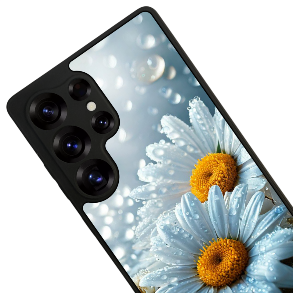 Samsung Galaxy S25 Ultra Uyumlu Cicek Tasarımlı Glossy Premium Kılıf