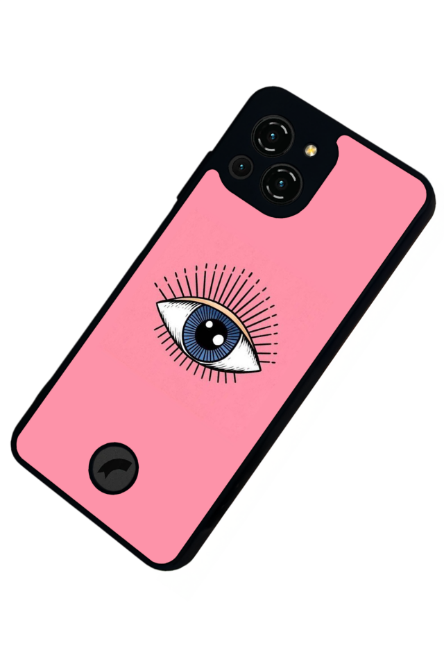 Reeder S23 Pro Max Uyumlu Göz Tasarımlı Glossy Premium Kılıf