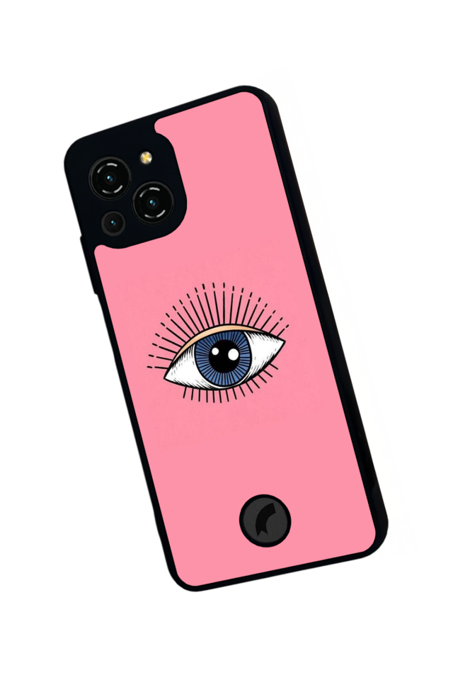 Reeder S23 Pro Max Uyumlu Göz Tasarımlı Glossy Premium Kılıf