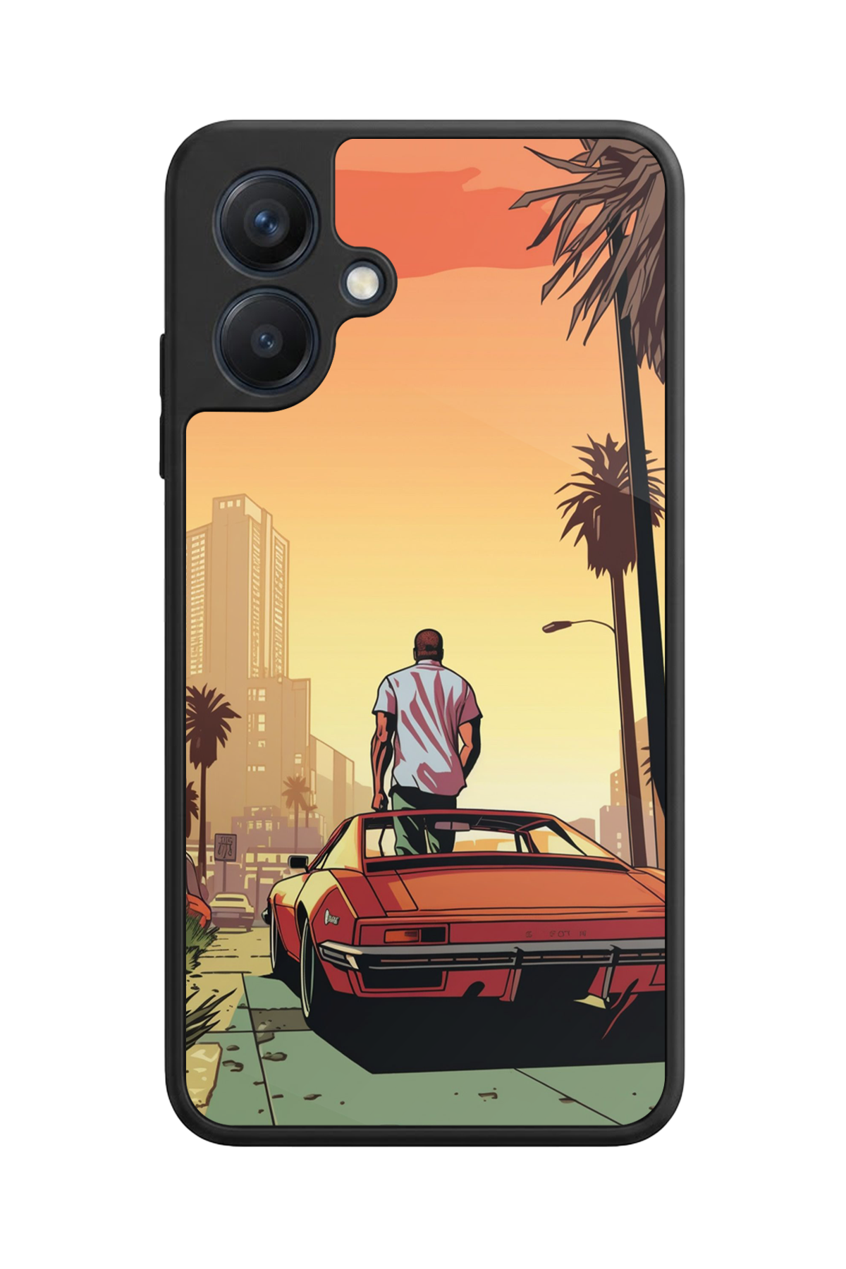 Samsung Galaxy A07 Uyumlu GTA Tasarımlı Glossy Premium Kılıf