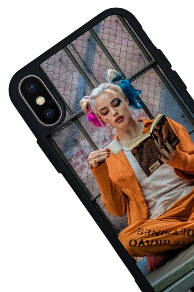 iPhone XS Max Uyumlu HarleyQueen Tasarımlı Glossy Premium Kılıf