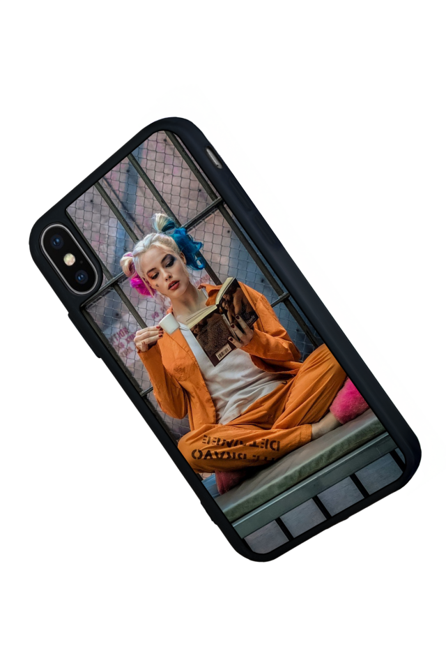 iPhone XS Max Uyumlu HarleyQueen Tasarımlı Glossy Premium Kılıf