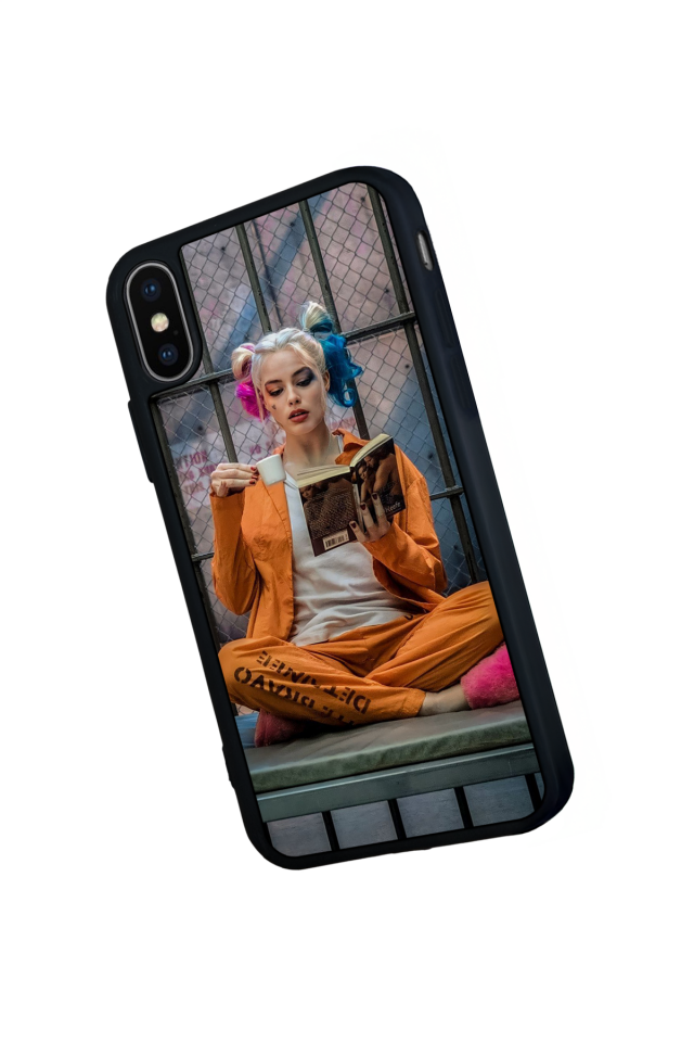 iPhone XS Max Uyumlu HarleyQueen Tasarımlı Glossy Premium Kılıf