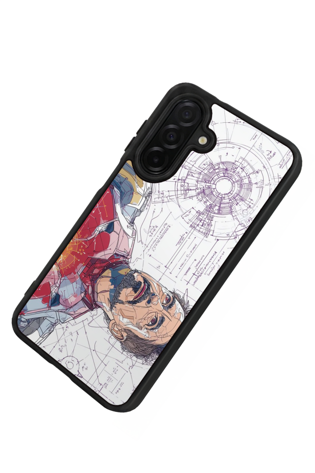 Samsung Galaxy A56 Uyumlu Iron Man ( Demir Adam ) Tasarımlı Glossy Premium Kılıf