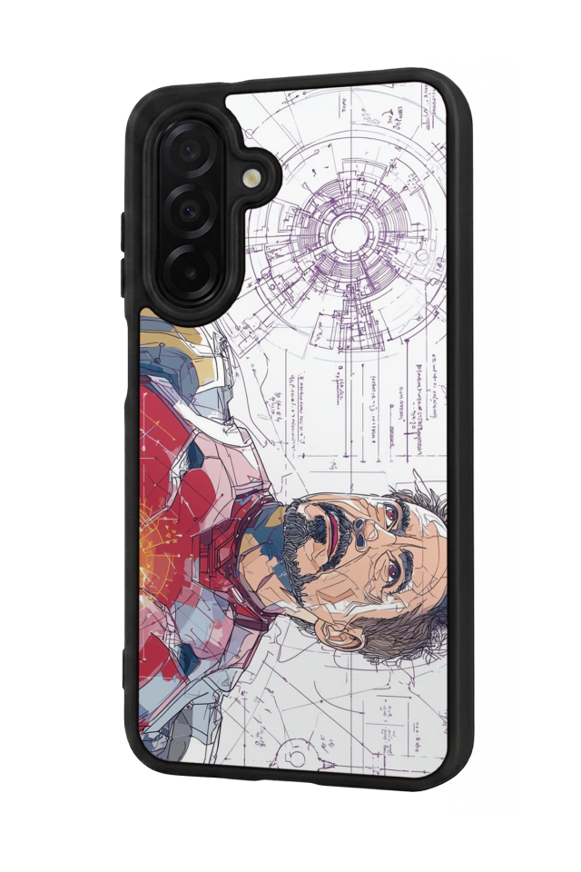 Samsung Galaxy A56 Uyumlu Iron Man ( Demir Adam ) Tasarımlı Glossy Premium Kılıf