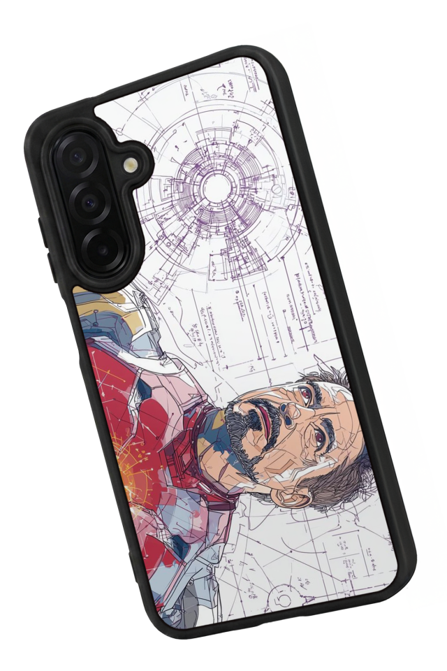 Samsung Galaxy A56 Uyumlu Iron Man ( Demir Adam ) Tasarımlı Glossy Premium Kılıf