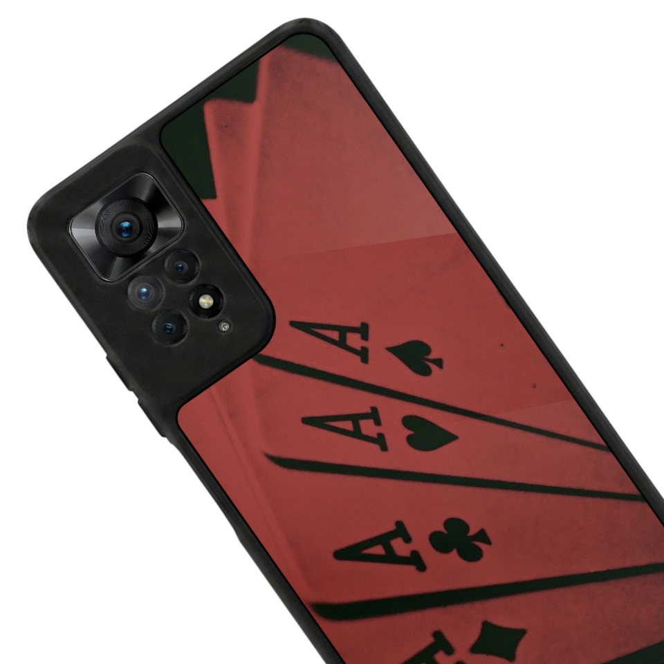 Xiaomi Redmi Note 11 Pro Uyumlu Kart Tasarımlı Glossy Premium Kılıf
