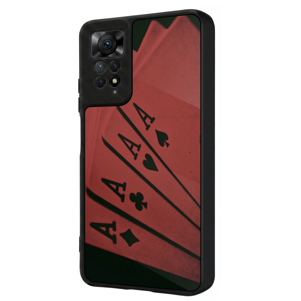 Xiaomi Redmi Note 11 Pro Uyumlu Kart Tasarımlı Glossy Premium Kılıf