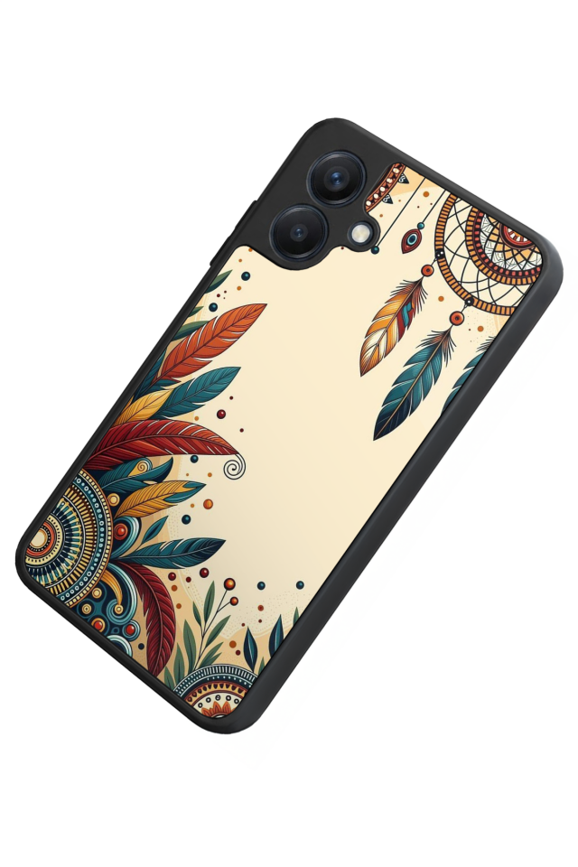 Samsung Galaxy A07 Uyumlu Mandala Tasarımlı Glossy Premium Kılıf