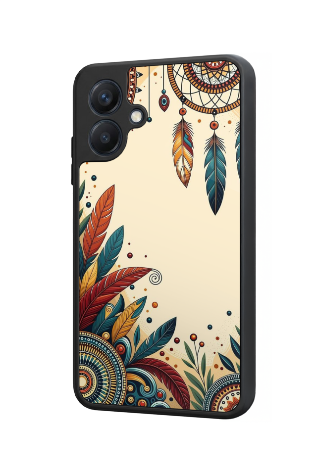 Samsung Galaxy A07 Uyumlu Mandala Tasarımlı Glossy Premium Kılıf