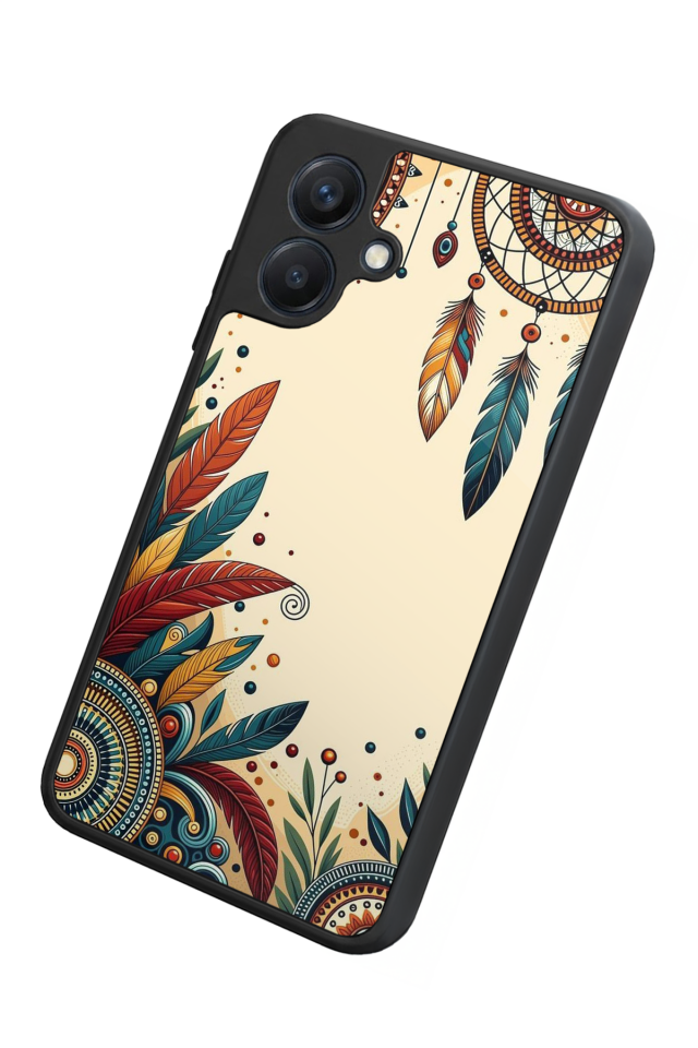 Samsung Galaxy A07 Uyumlu Mandala Tasarımlı Glossy Premium Kılıf