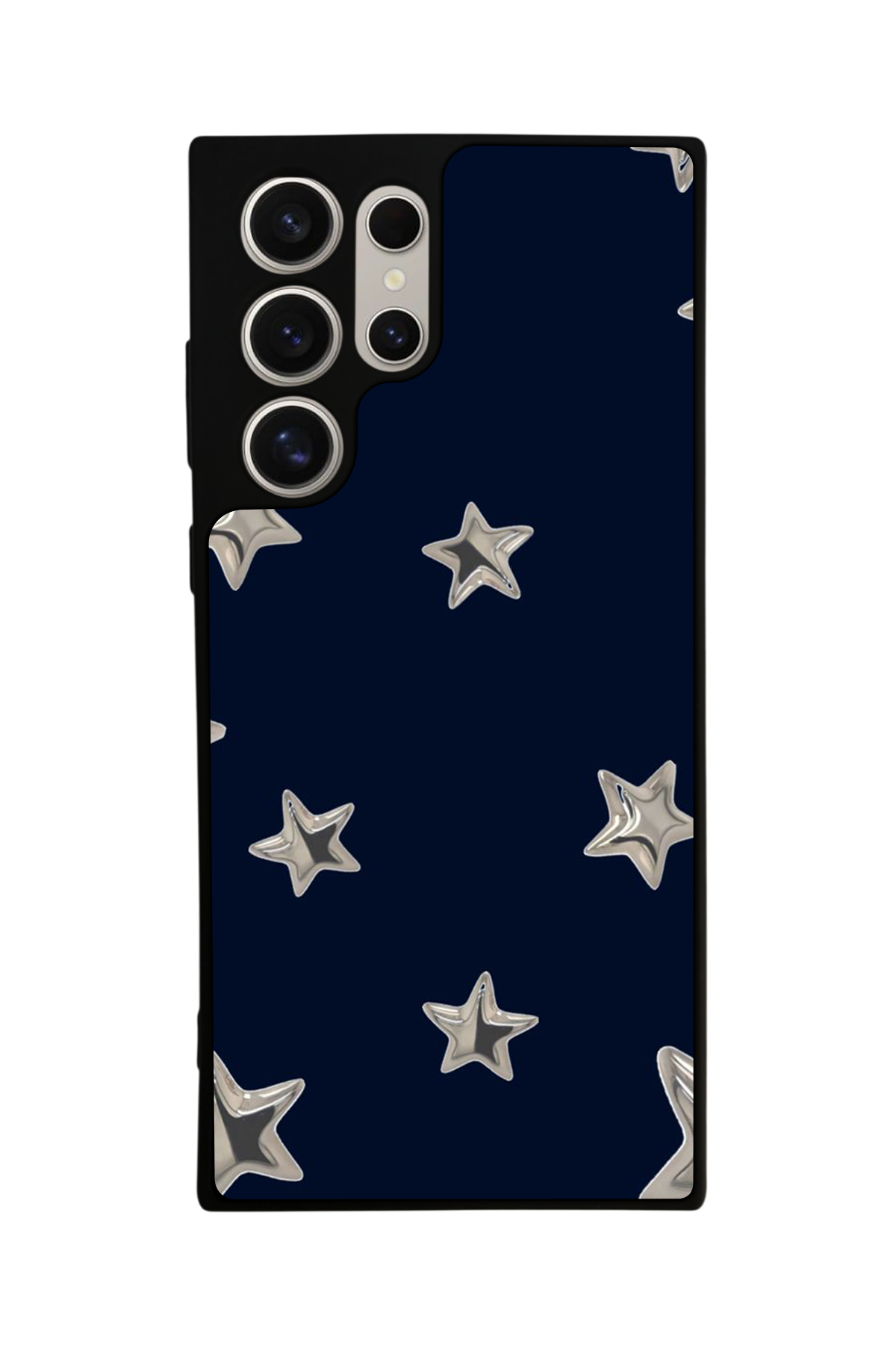Samsung Galaxy S22 Ultra Uyumlu Retro Yildizlar Tasarımlı Glossy Premium Kılıf
