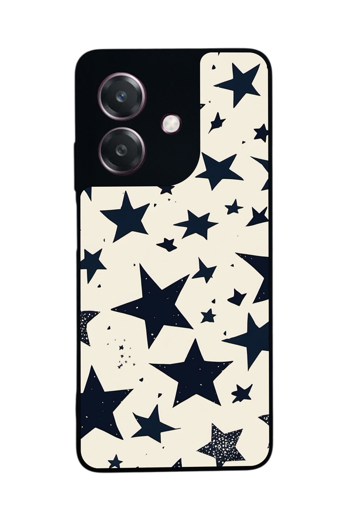 Oppo A3 5G Uyumlu Retro Yildizlar Tasarımlı Glossy Premium Kılıf