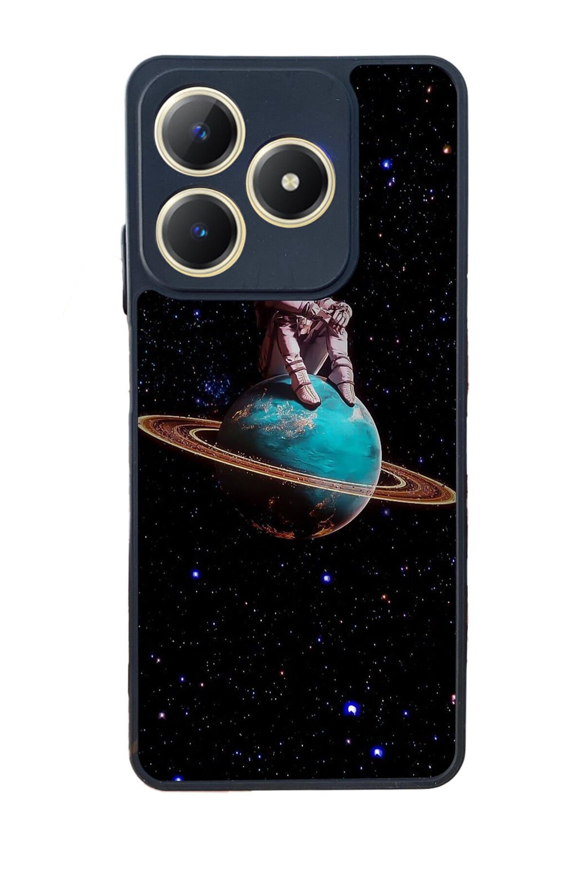 Realme C63 Mat Uyumlu Siyah Kılıf – Yumuşak Silikon, Koruyucu, Şok Emici Kapak