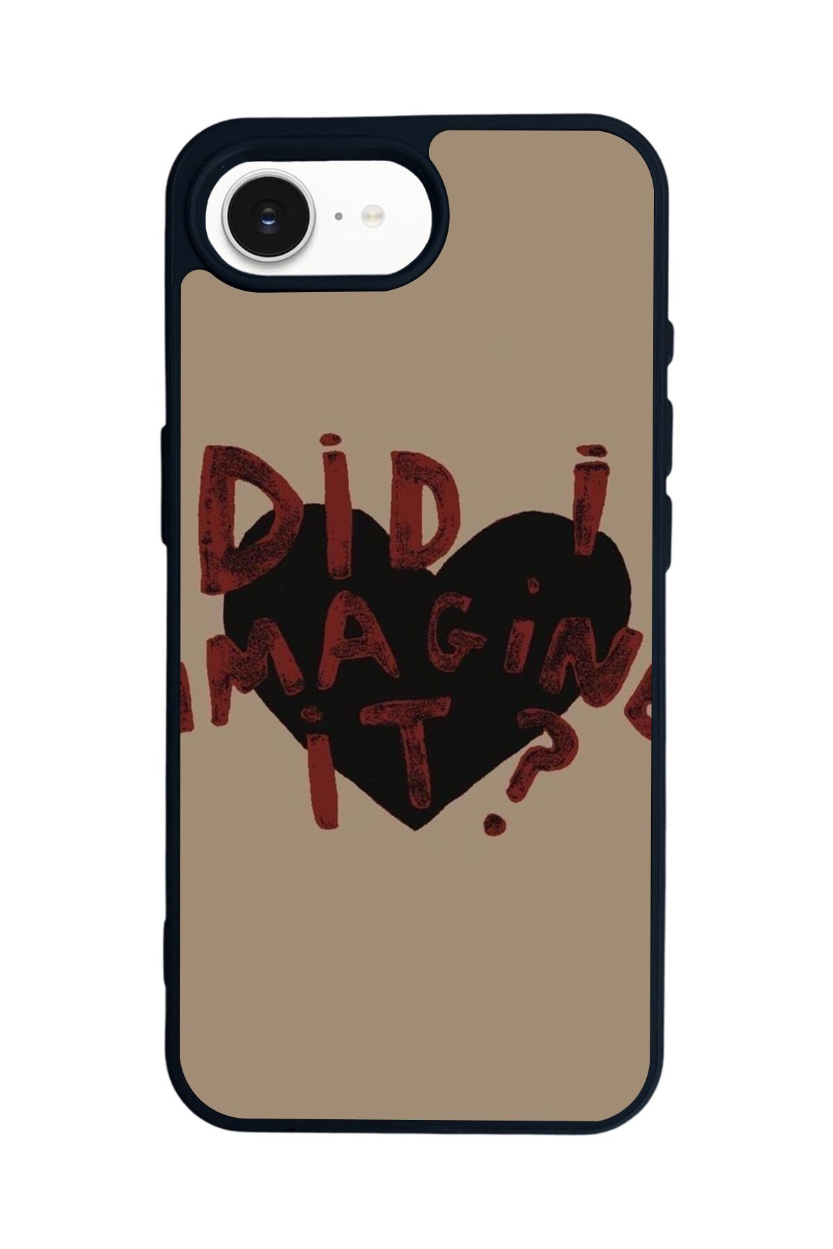 iPhone 16E Uyumlu Kalp Love Tasarımlı Glossy Premium Kılıf