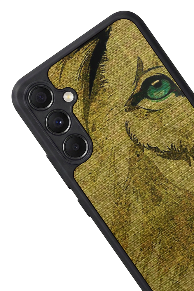 Samsung Galaxy A34 Uyumlu Aslan Tasarımlı Glossy Premium Kılıf