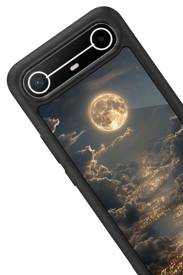 Tecno Spark Slim 5G Uyumlu Ay Tasarımlı Glossy Premium Kılıf