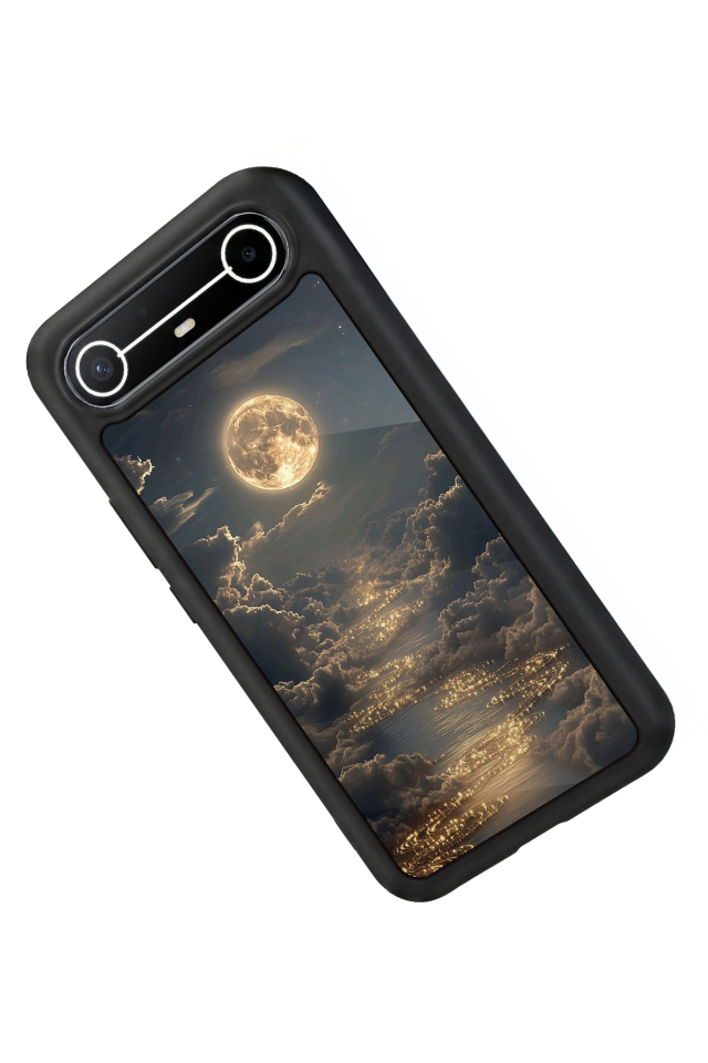 Tecno Spark Slim 5G Uyumlu Ay Tasarımlı Glossy Premium Kılıf