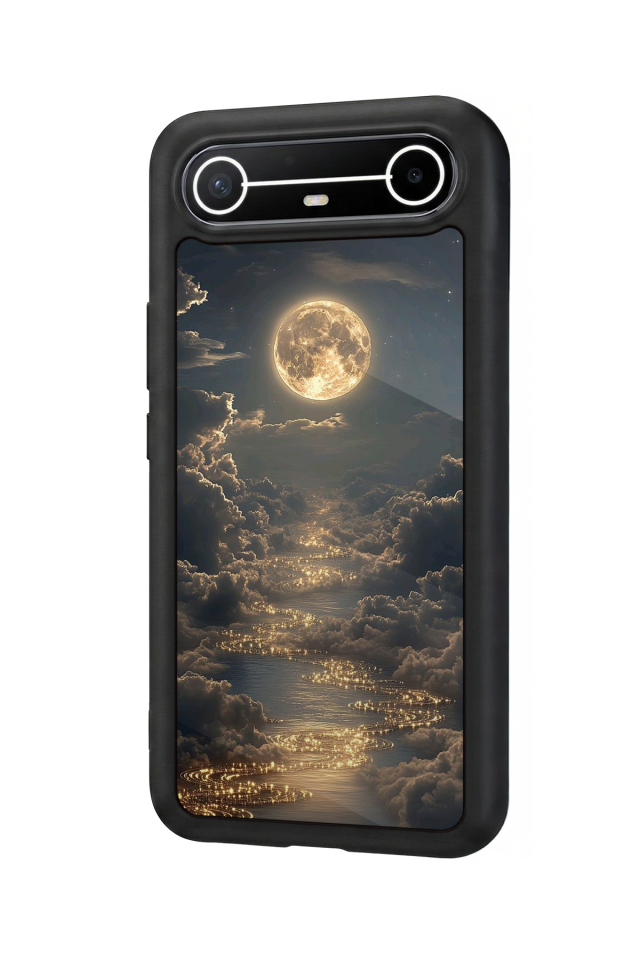 Tecno Spark Slim 5G Uyumlu Ay Tasarımlı Glossy Premium Kılıf