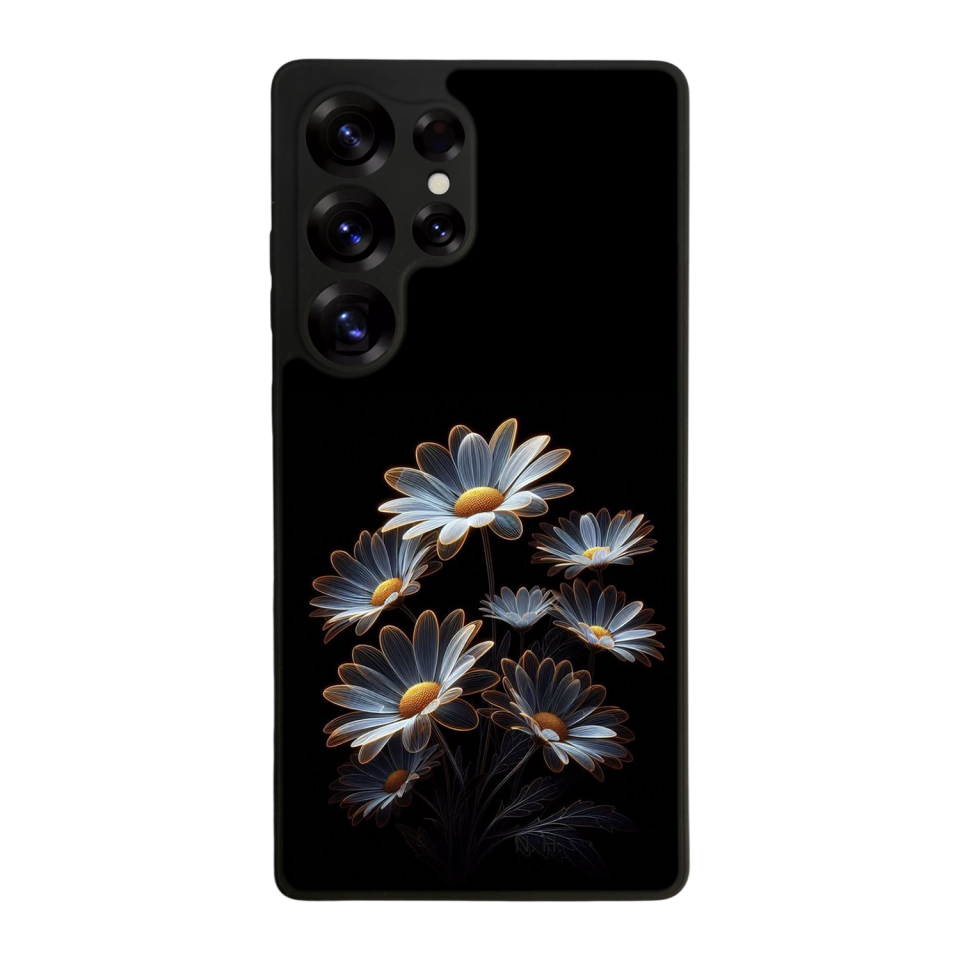 Samsung Galaxy S25 Ultra Uyumlu Cicek Tasarımlı Glossy Premium Kılıf