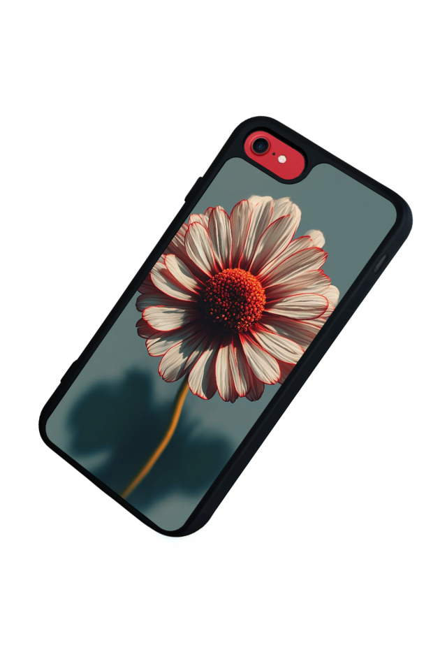 iPhone 8 Uyumlu Cicek Tasarımlı Glossy Premium Kılıf
