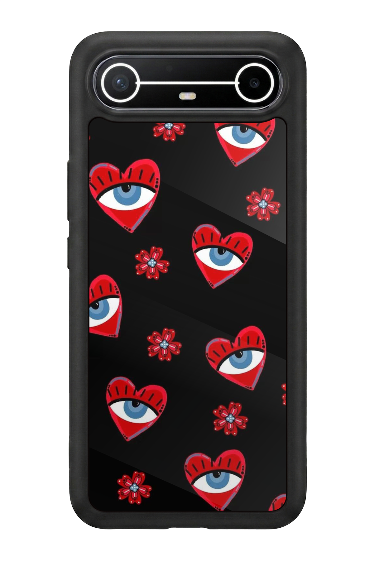 Tecno Spark Slim 5G Uyumlu Göz Tasarımlı Glossy Premium Kılıf