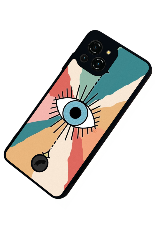 Reeder S23 Pro Max Uyumlu Göz Tasarımlı Glossy Premium Kılıf