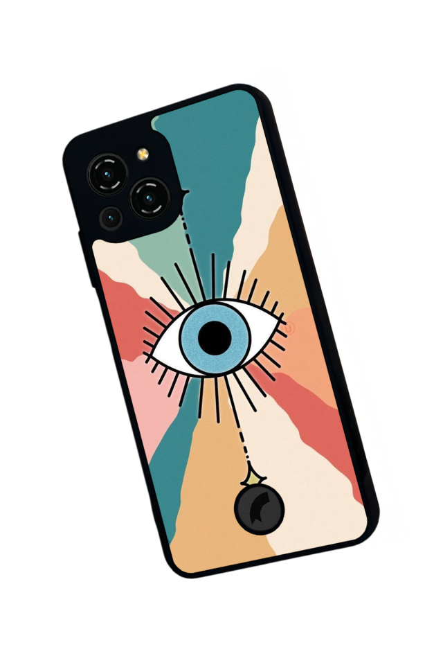 Reeder S23 Pro Max Uyumlu Göz Tasarımlı Glossy Premium Kılıf