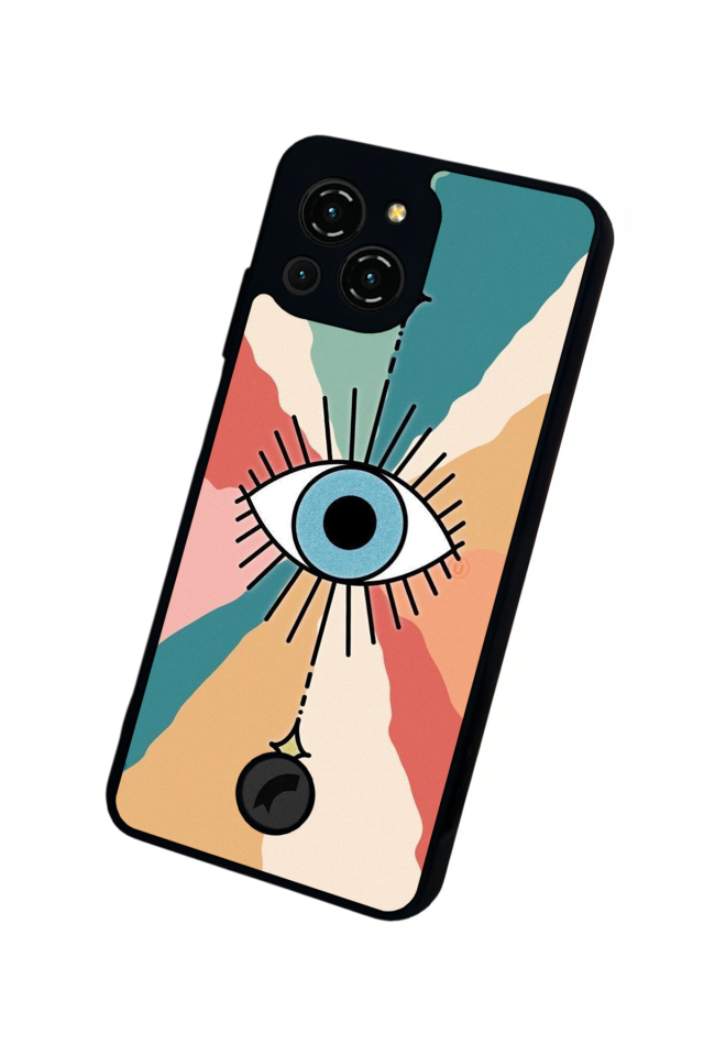 Reeder S23 Pro Max Uyumlu Göz Tasarımlı Glossy Premium Kılıf