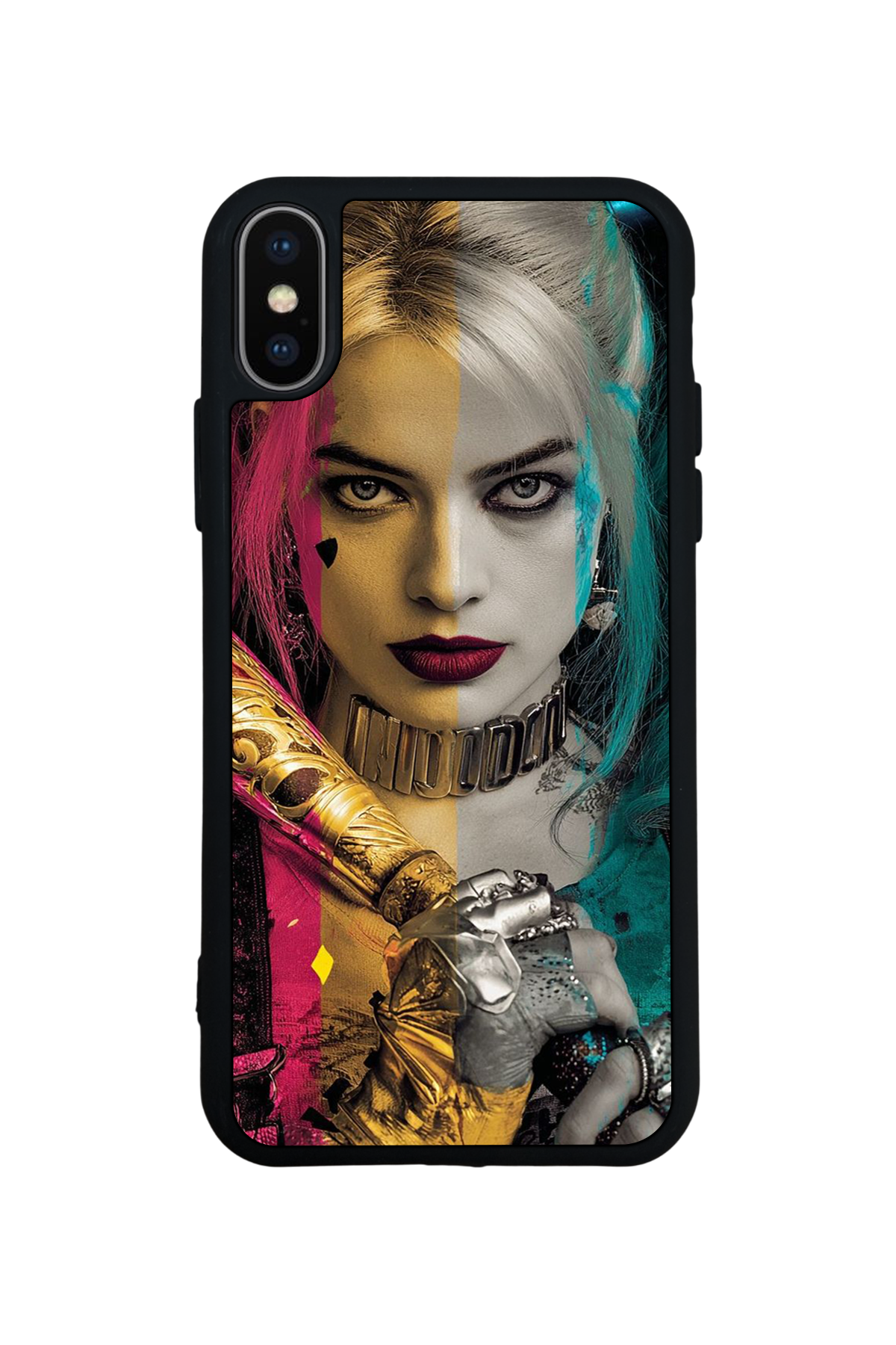 iPhone XS Max Uyumlu HarleyQueen Tasarımlı Glossy Premium Kılıf