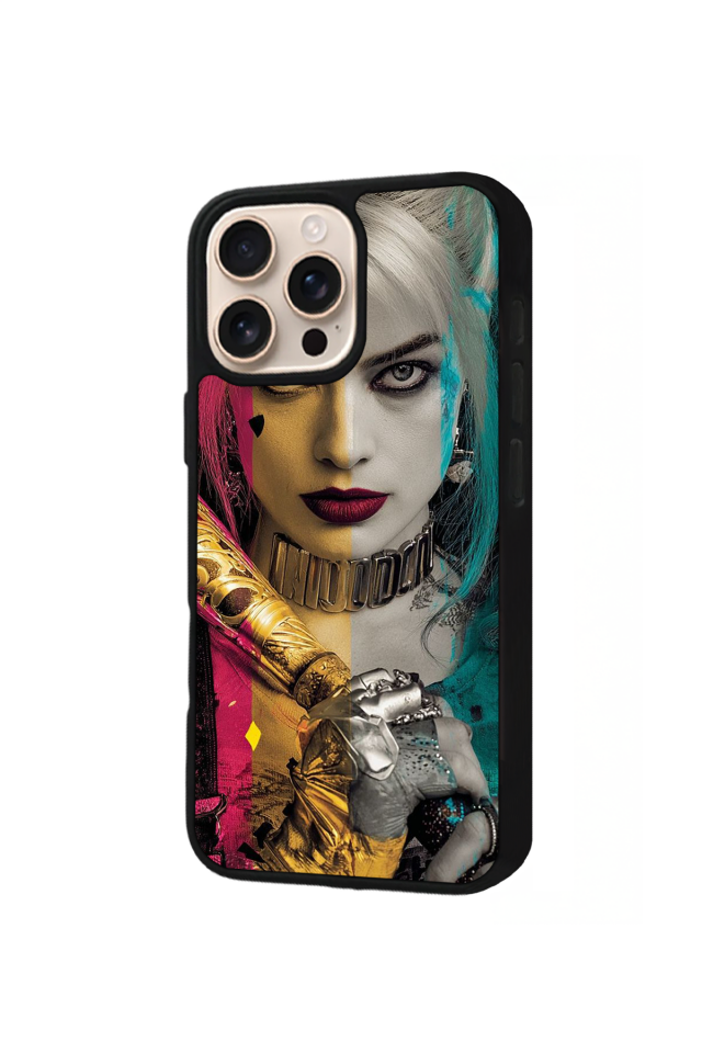 iPhone 15 Pro Max Uyumlu HarleyQueen Tasarımlı Glossy Premium Kılıf