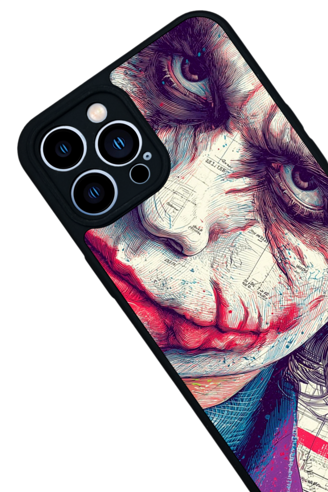 iPhone 12 Pro Max Uyumlu Joker Tasarımlı Glossy Premium Kılıf
