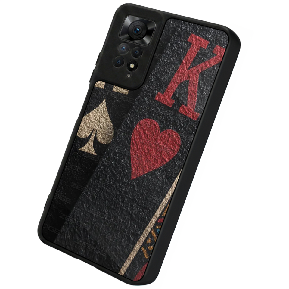 Xiaomi Redmi Note 11 Pro Uyumlu Kart Tasarımlı Glossy Premium Kılıf