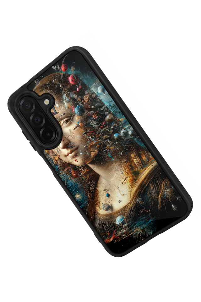 Samsung Galaxy A56 Uyumlu Monalisa Tasarımlı Glossy Premium Kılıf