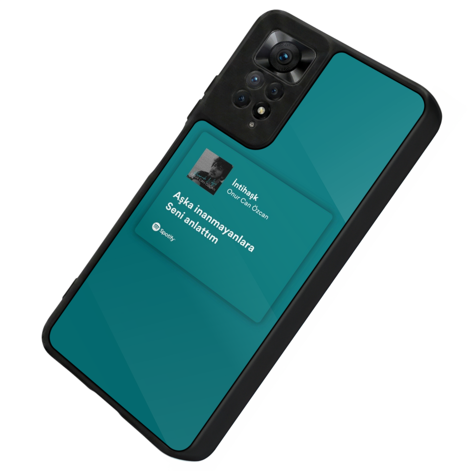 Xiaomi Redmi Note 12 Pro Uyumlu Sarki Sozleri Tasarımlı Glossy Premium Kılıf