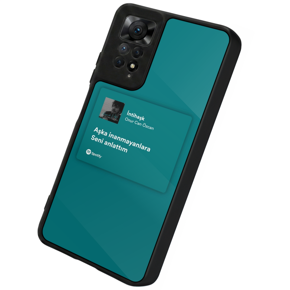 Xiaomi Redmi Note 12 Pro Uyumlu Sarki Sozleri Tasarımlı Glossy Premium Kılıf