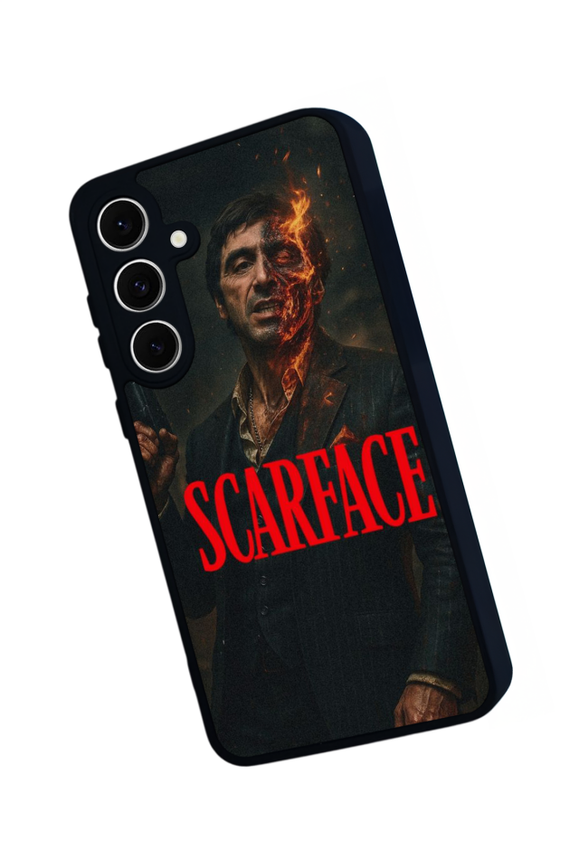 Samsung Galaxy A16 Uyumlu Scarface Tasarımlı Glossy Premium Kılıf